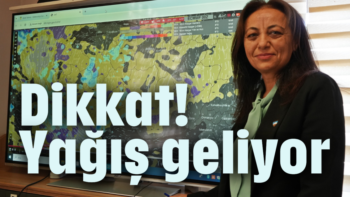 Dikkat! Yağış geliyor