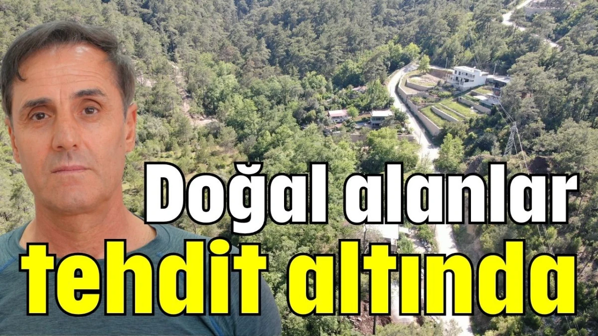 Doğal alanlar tehdit altında   