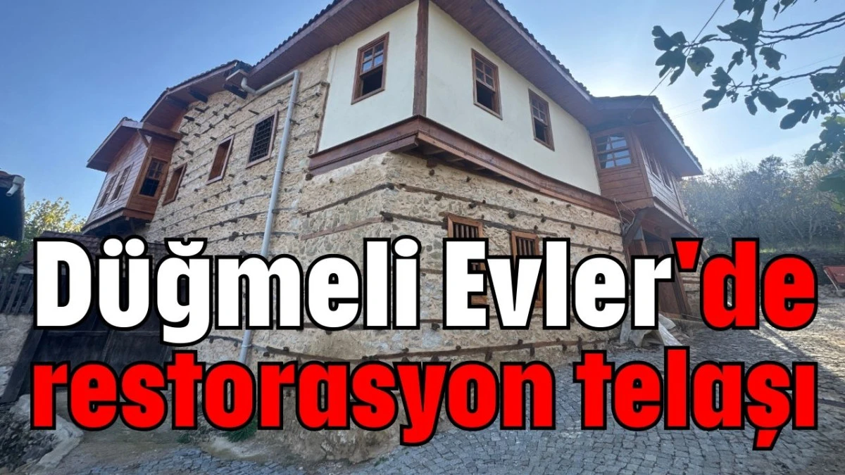 Düğmeli Evler'de restorasyon telaşı 