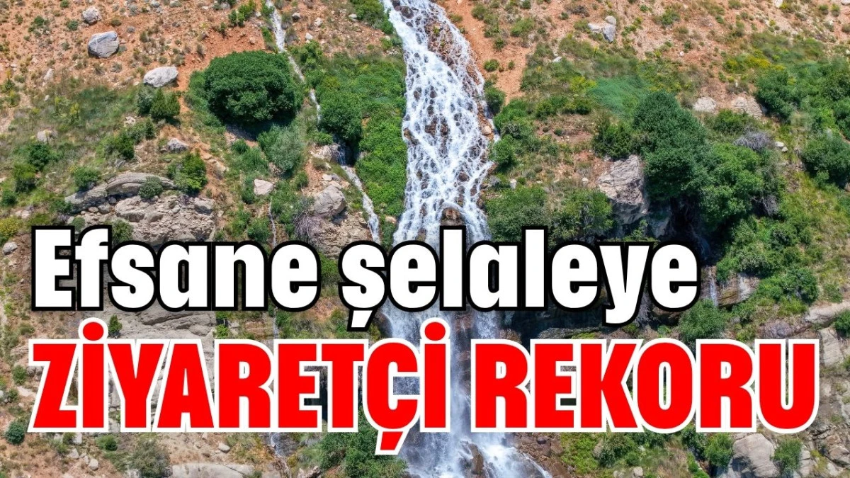 Efsane şelaleye ziyaret&ccedil;i rekoru