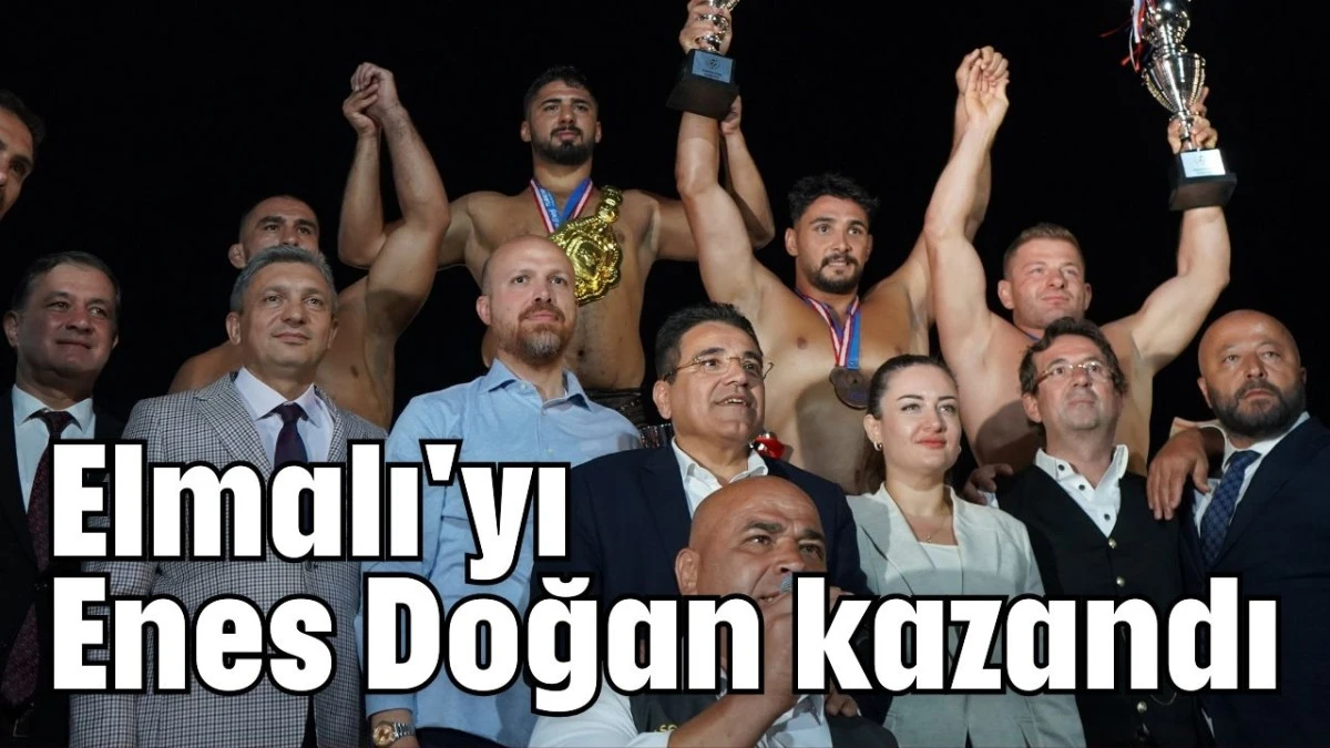 Elmalı'yı Enes Doğan kazandı  