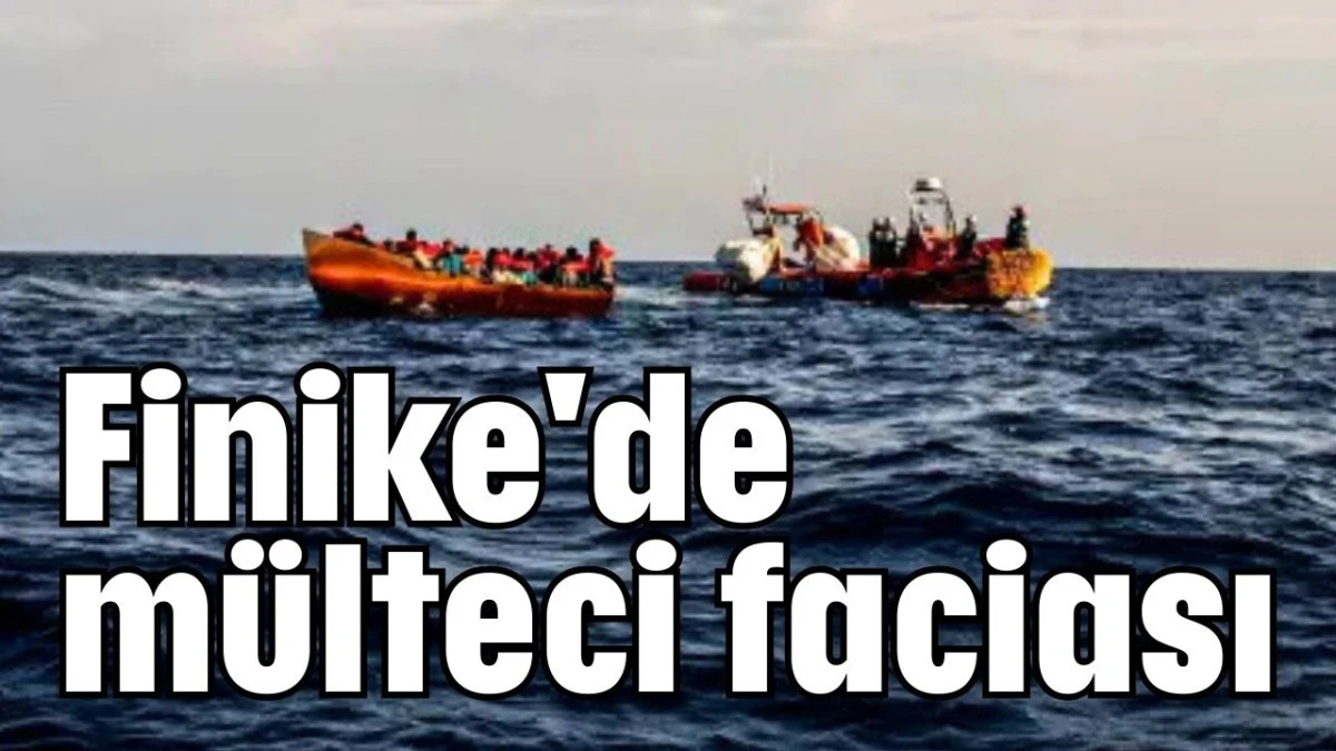 Finike'de m&uuml;lteci faciası  