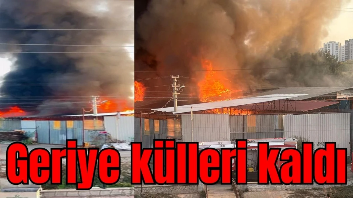 Geriye külleri kaldı