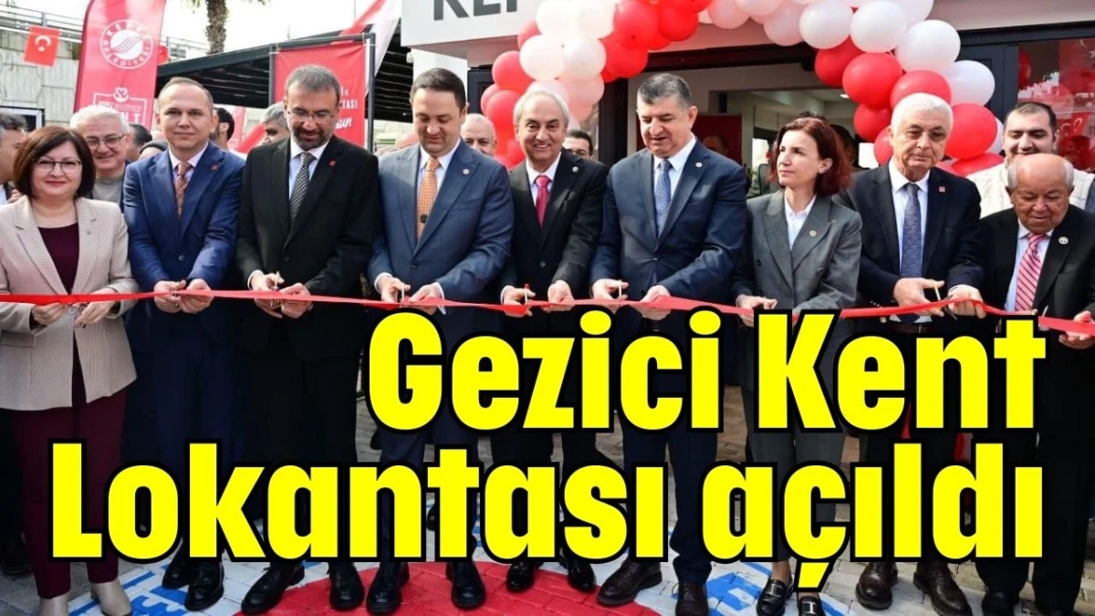Gezici Kent Lokantası a&ccedil;ıldı  