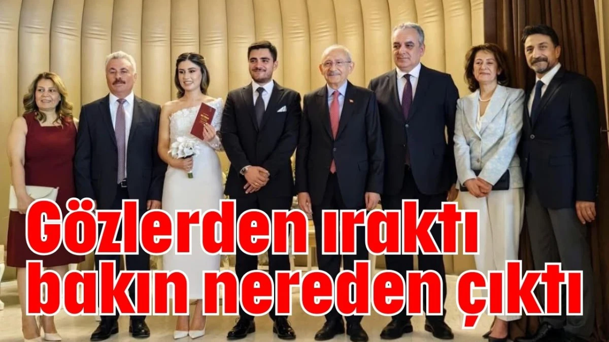 Gözlerden ıraktı, bakın nereden çıktı  