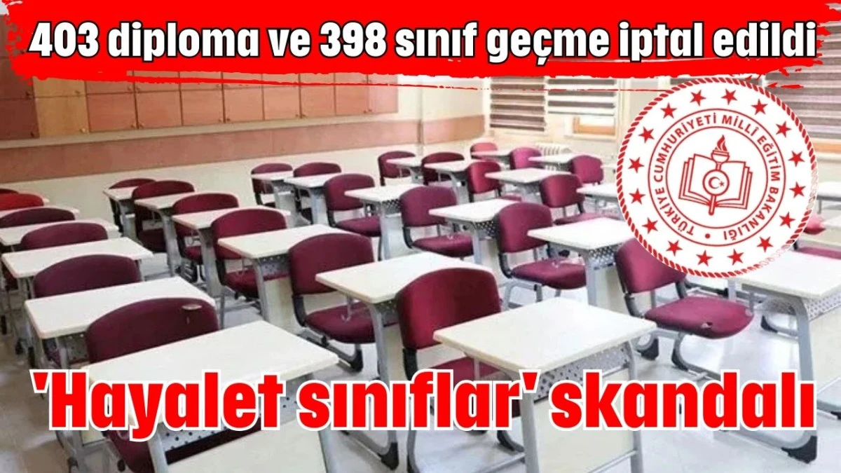 'Hayalet sınıflar' skandalı    