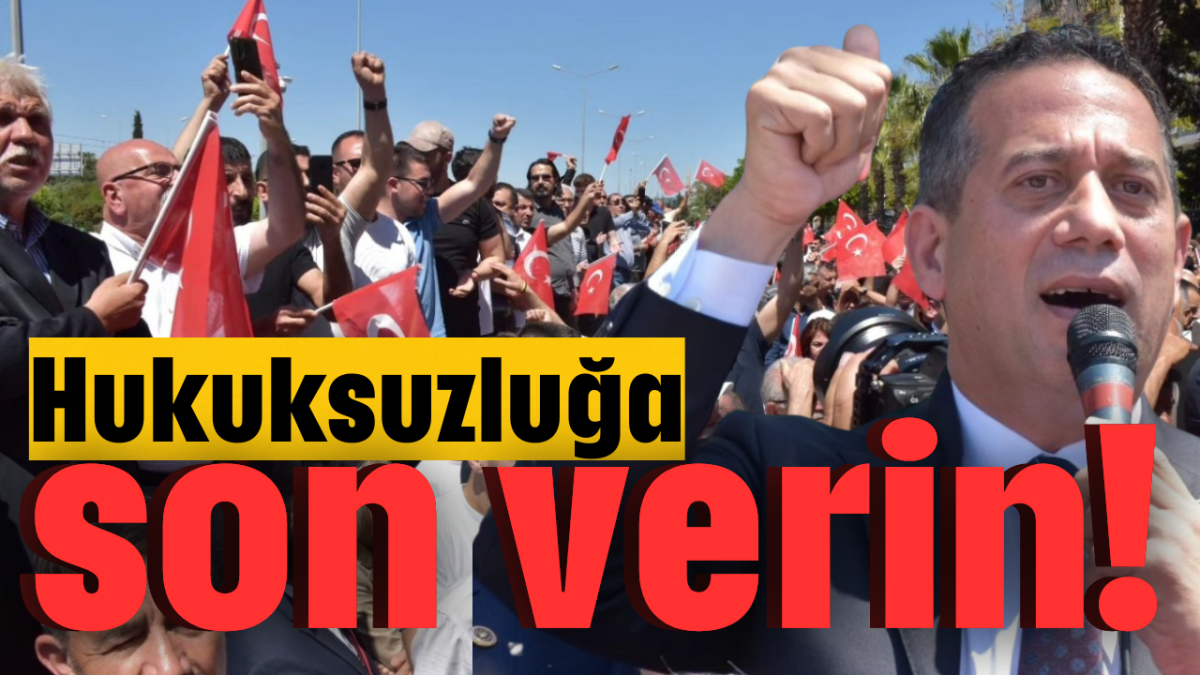 Hukuksuzluğa son verin!