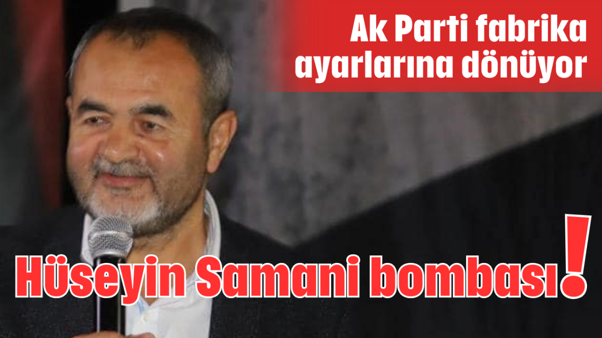 Hüseyin Samani bombası!