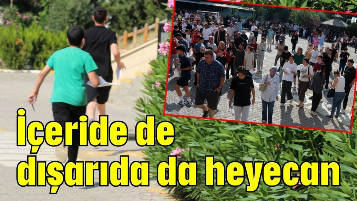 İçeride de dışarıda da heyecan  