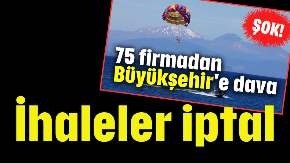 İhaleler iptal