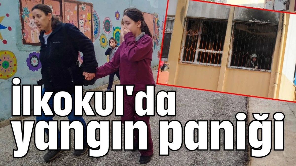 İlkokul'da yangın paniği 