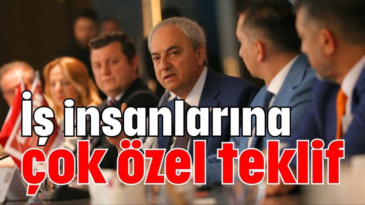 İş insanlarına çok özel teklif   