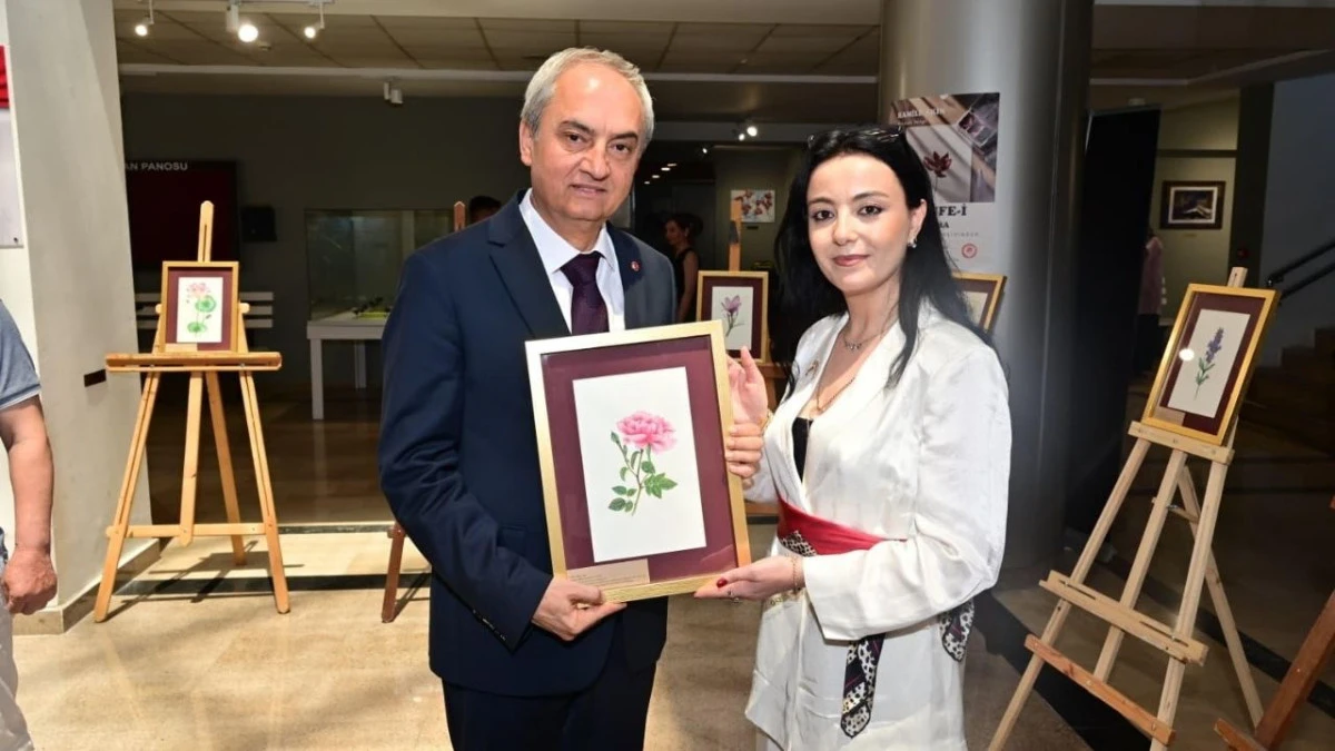 Isparta&rsquo;nın kokuları tuvale yansıdı