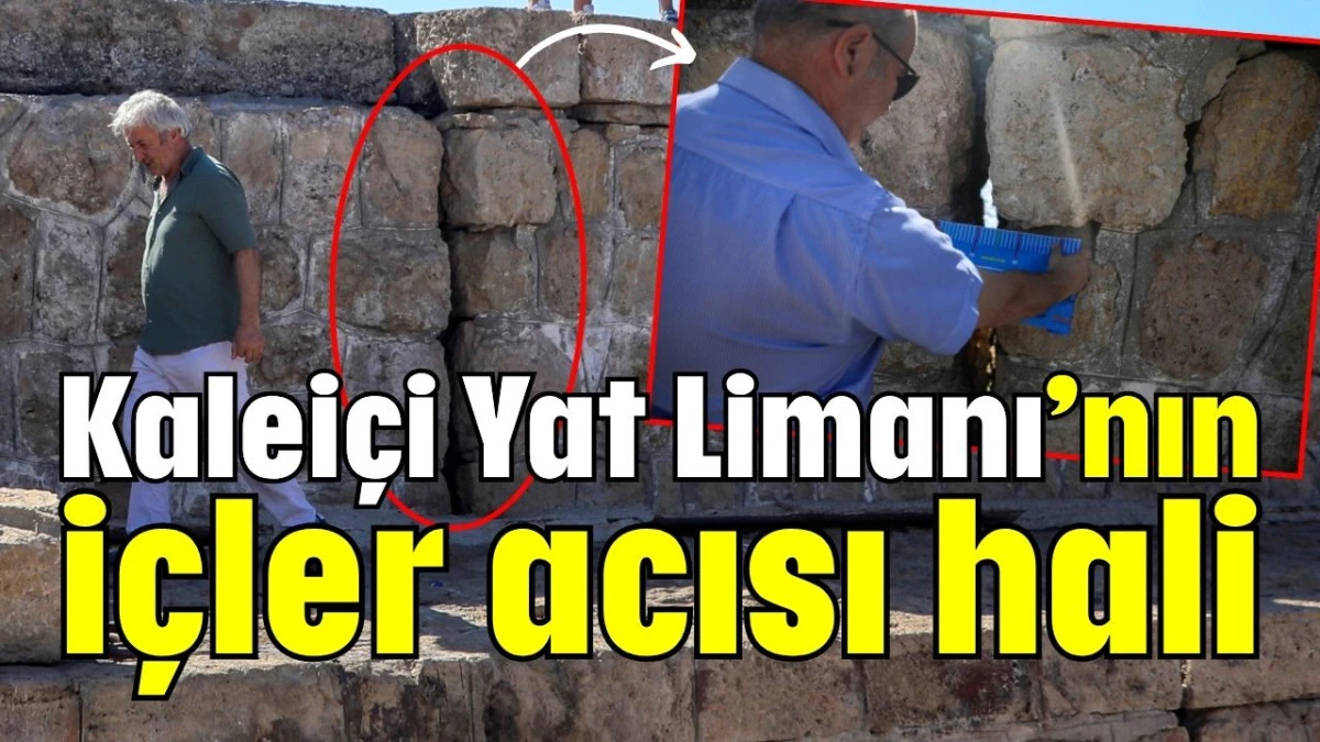 Kaleiçi Yat Limanı’nın içler acısı hali  