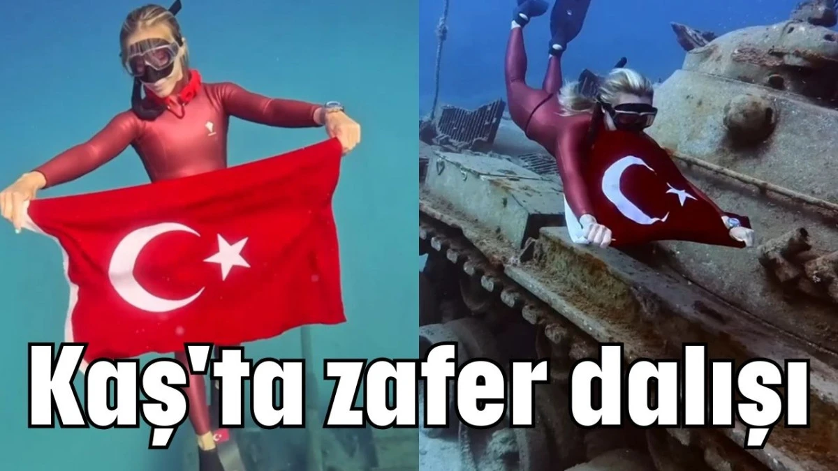 Kaş'ta zafer dalışı  