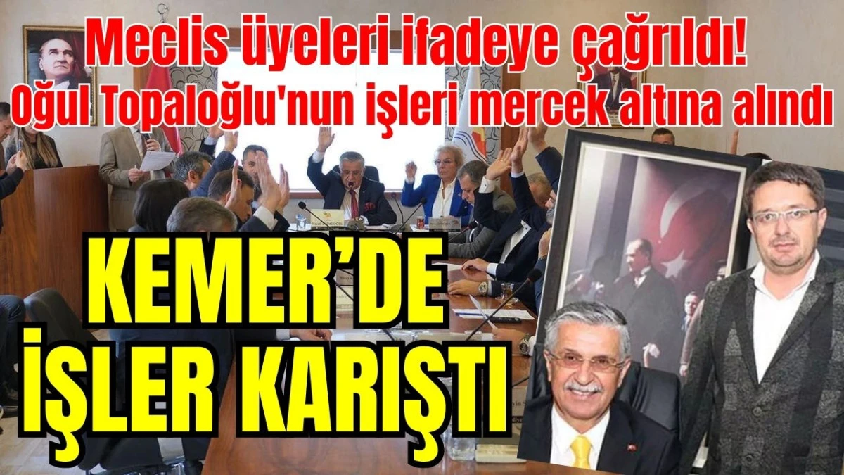 Antalya Kemer'de işler karıştı