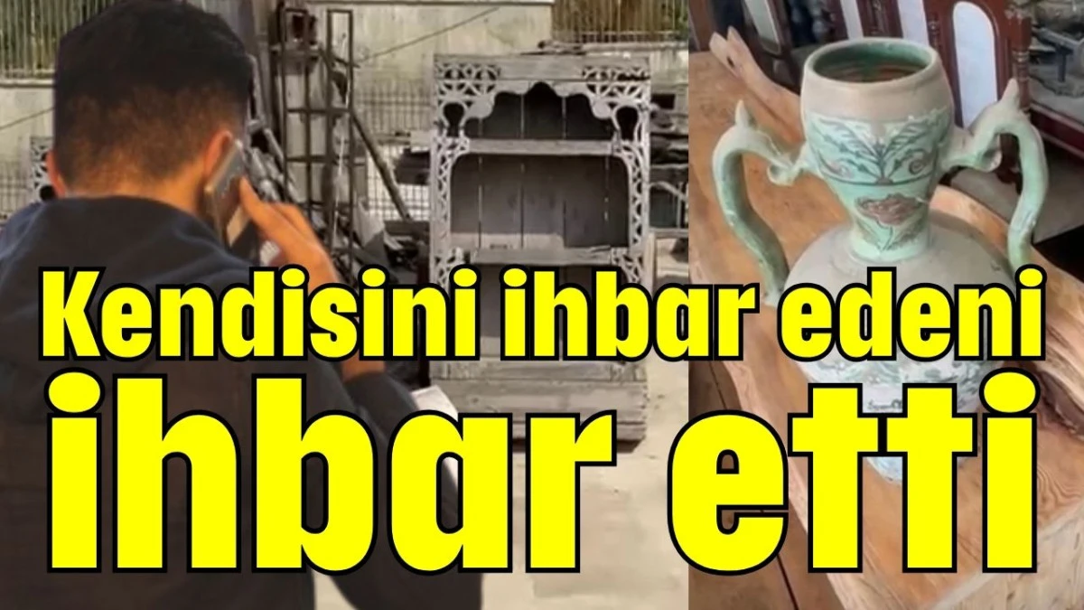 Kendisini ihbar edeni ihbar etti 