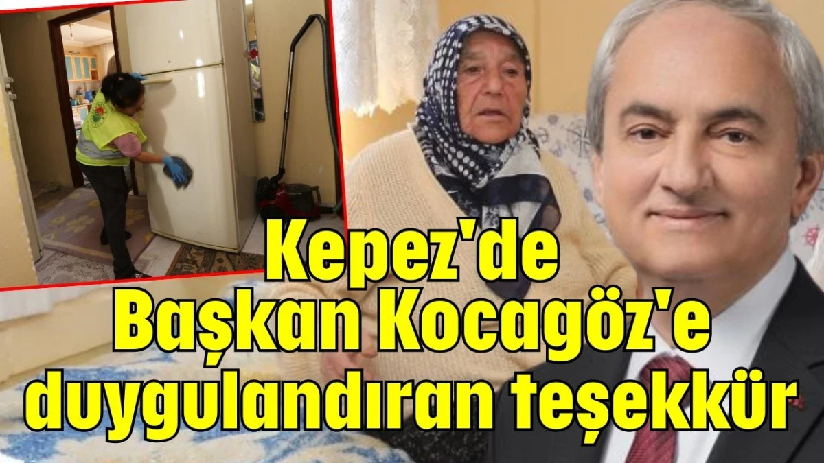 Kepez'de Başkan Kocagöz'e duygulandıran teşekkür 