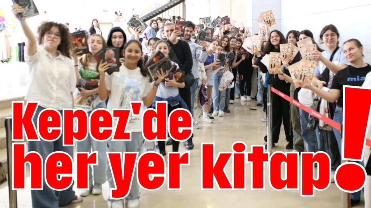 Kepez'de her yer kitap! 