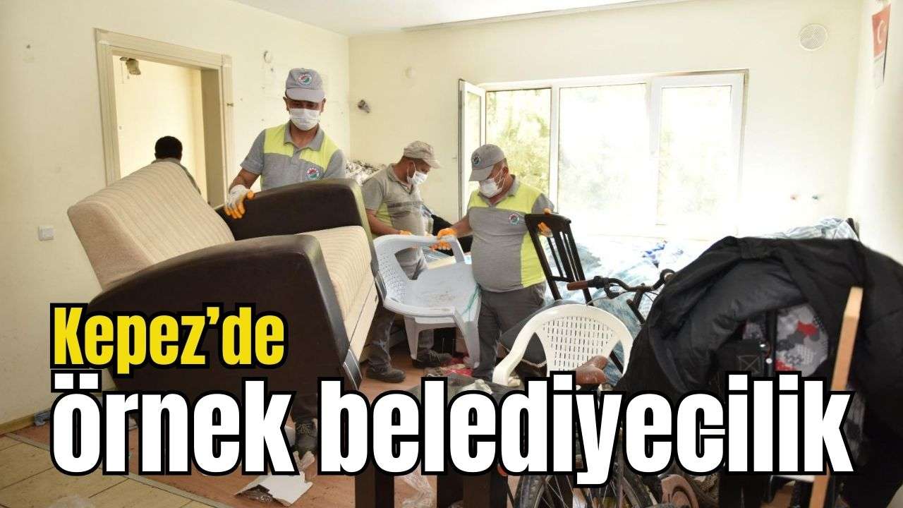 Kepez'de örnek belediyecilik