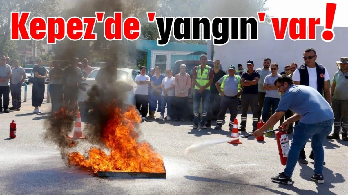 Kepez'de 'yangın' var!  