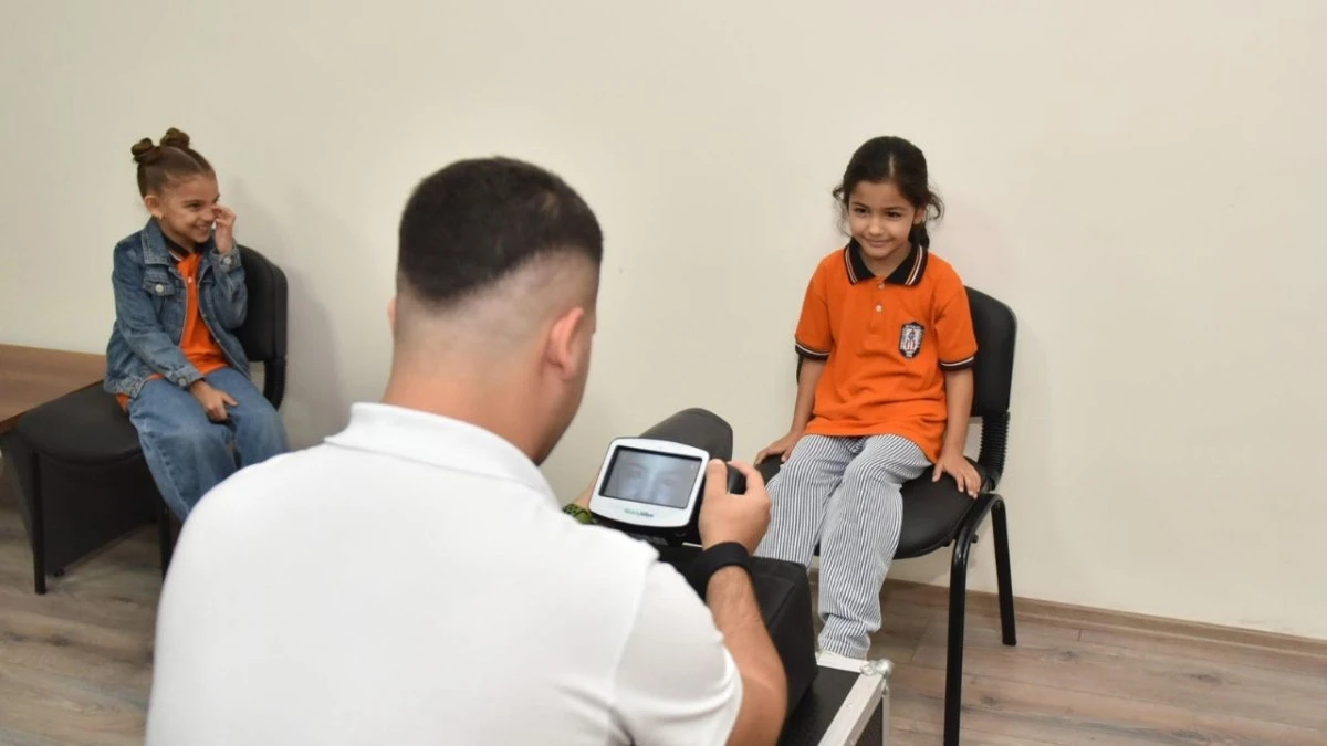 Kepez’den öğrencilere göz taraması  