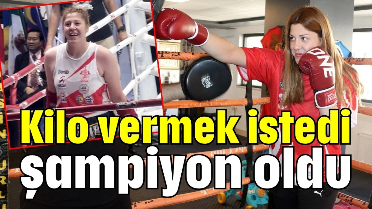 Kilo vermek istedi şampiyon oldu  