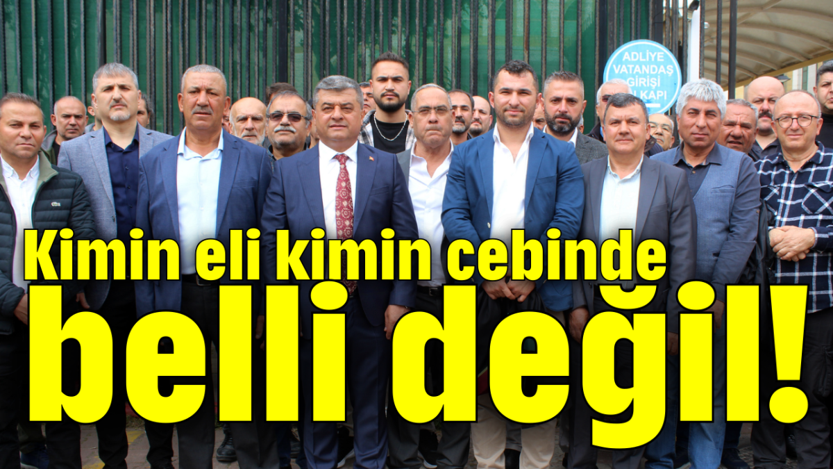 Kimin eli kimin cebinde belli değil!