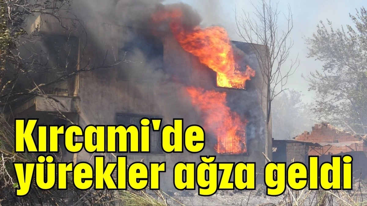 Kırcami'de yürekler ağza geldi  