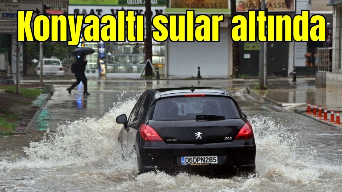 Konyaaltı sular altında 