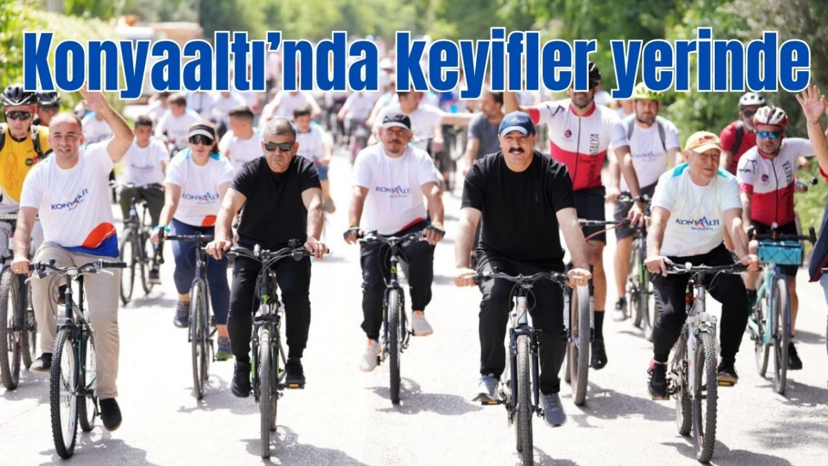 Konyaaltı'nda keyifler yerinde