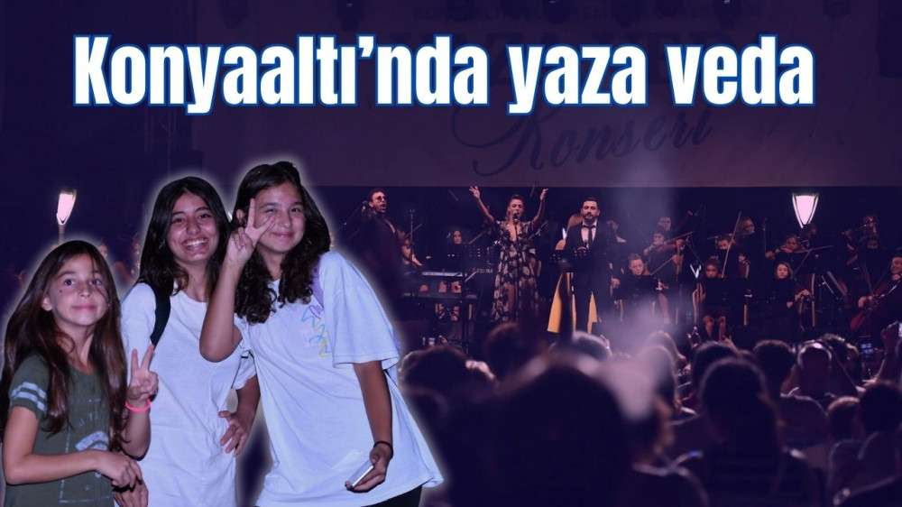 Konyaaltı'nda yaza veda