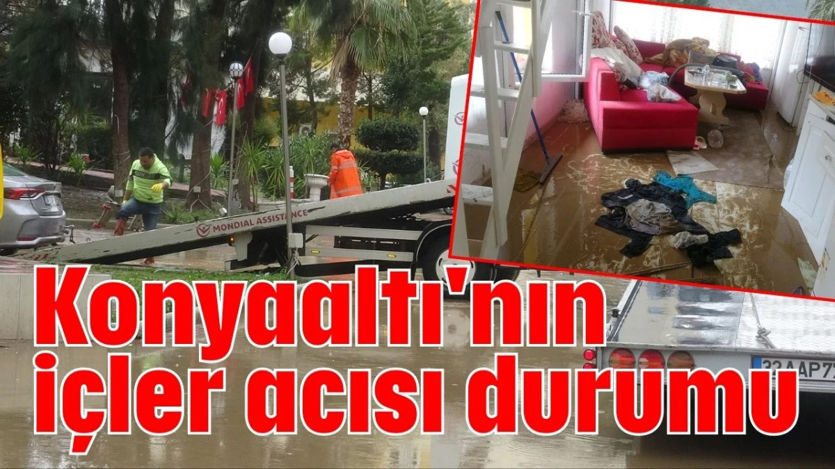 Konyaaltı'nın i&ccedil;ler acısı durumu 