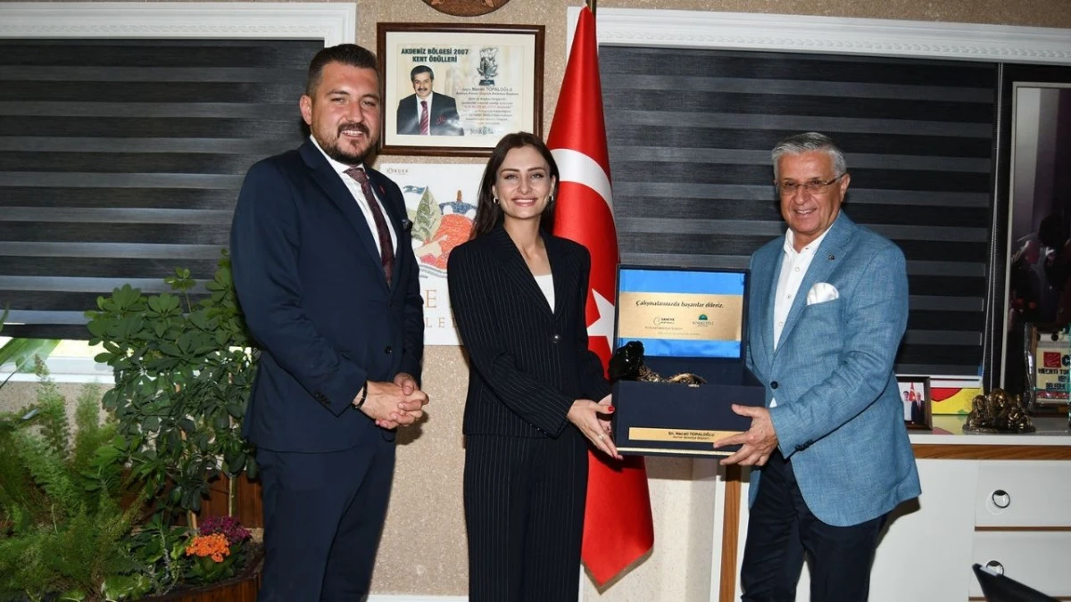 Korkuteli Belediye Başkanı’ndan Başkan Topaloğlu’na ziyaret