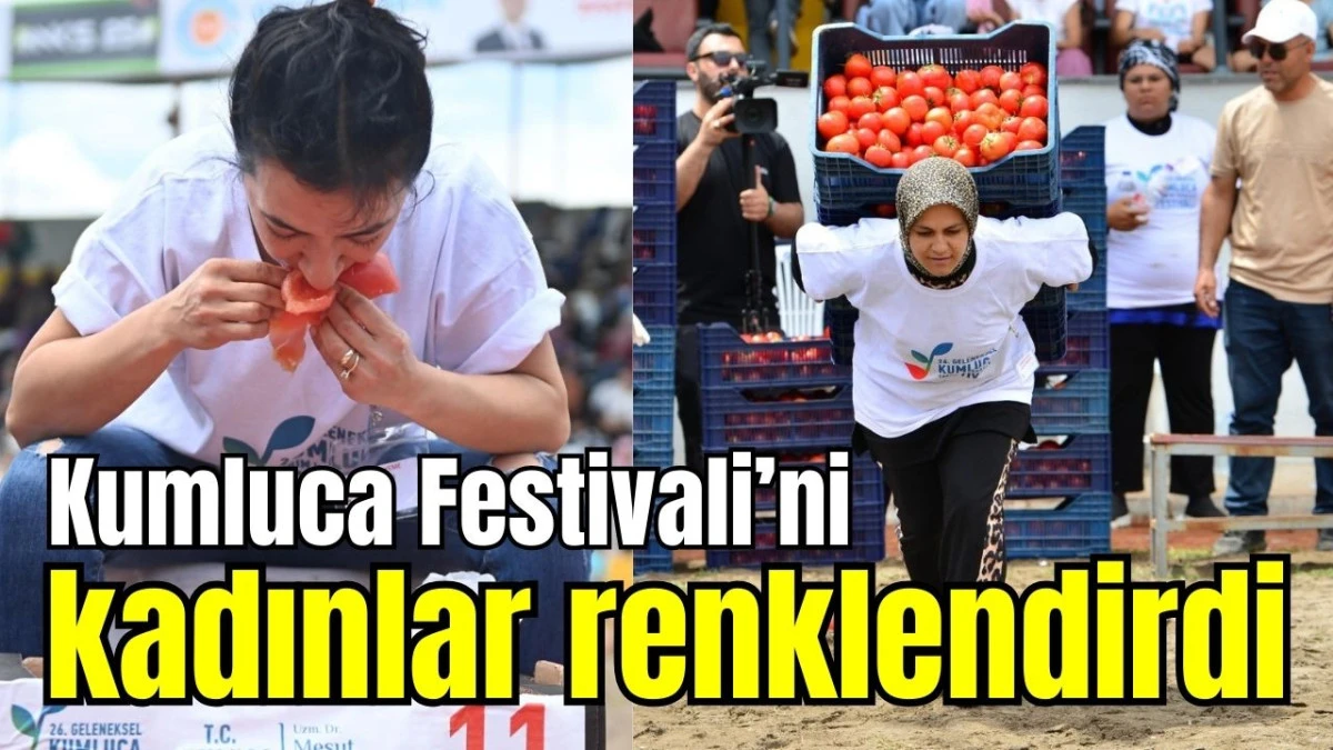 Kumluca Festivali'ni kadınlar renklendirdi