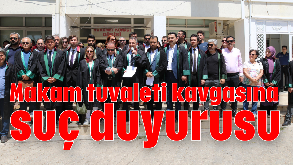 Makam tuvaleti kavgasına suç duyurusu