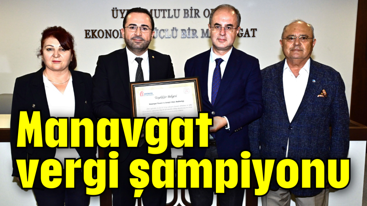 Manavgat vergi şampiyonu    