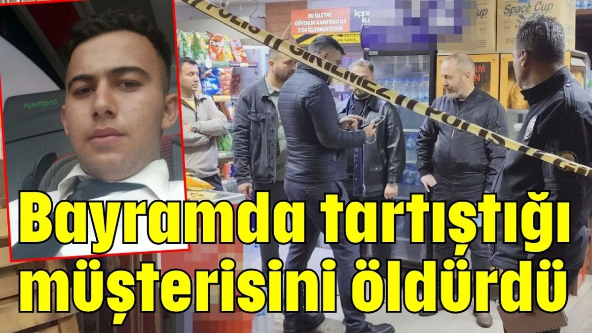 Manavgat'ta bayramda tartıştığı m&uuml;şterisini &ouml;ld&uuml;rd&uuml; 