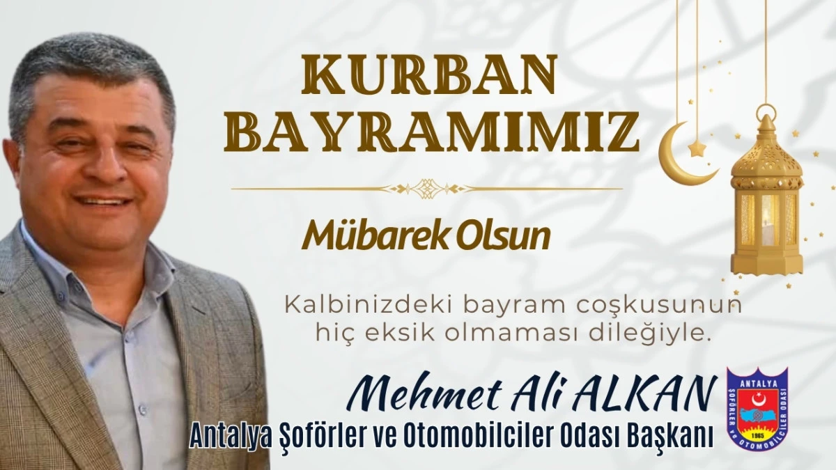 Mehmet Ali Alkan Antalya Şoförler ve Otomobilciler Odası Başkanı 