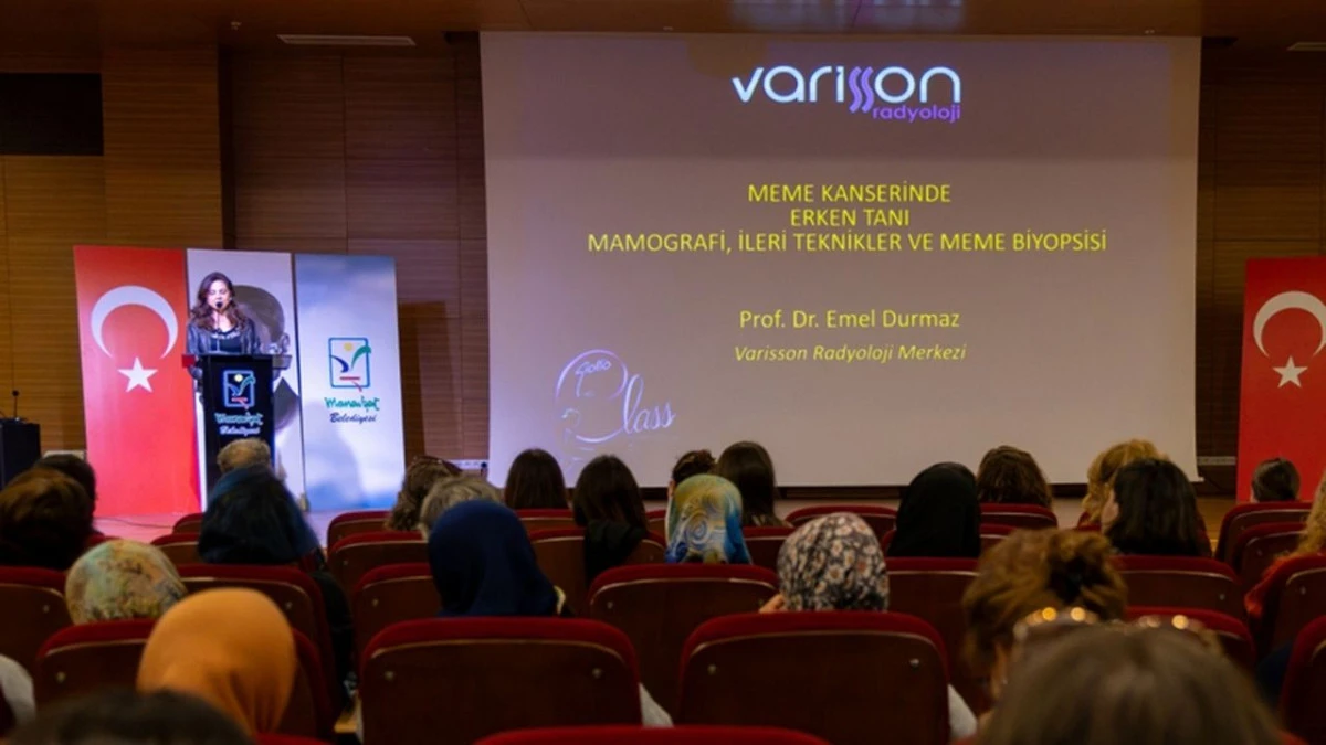 Manavgat'ta meme kanseri farkındalık konferansı düzenlendi    