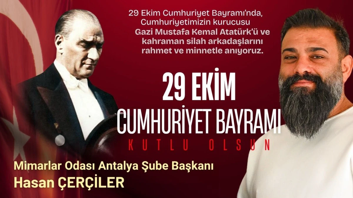 Mimarlar Odası Antalya Şube Başkanı Hasan Çerçiler