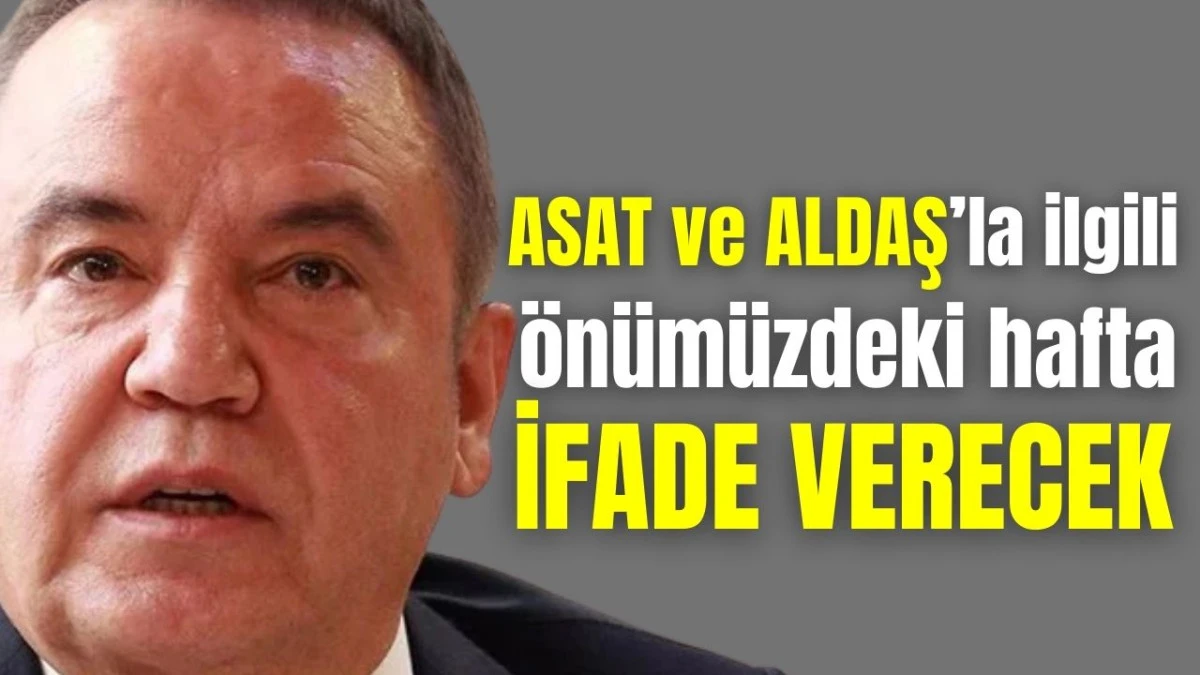 Muhittin B&ouml;cek, ASAT ve ALDAŞ soruşturmasında &ouml;n&uuml;m&uuml;zdeki hafta ifade verecek
