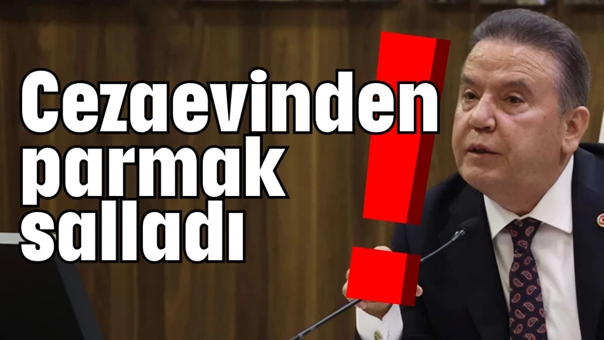 Muhittin Böcek cezaevinden parmak salladı!  