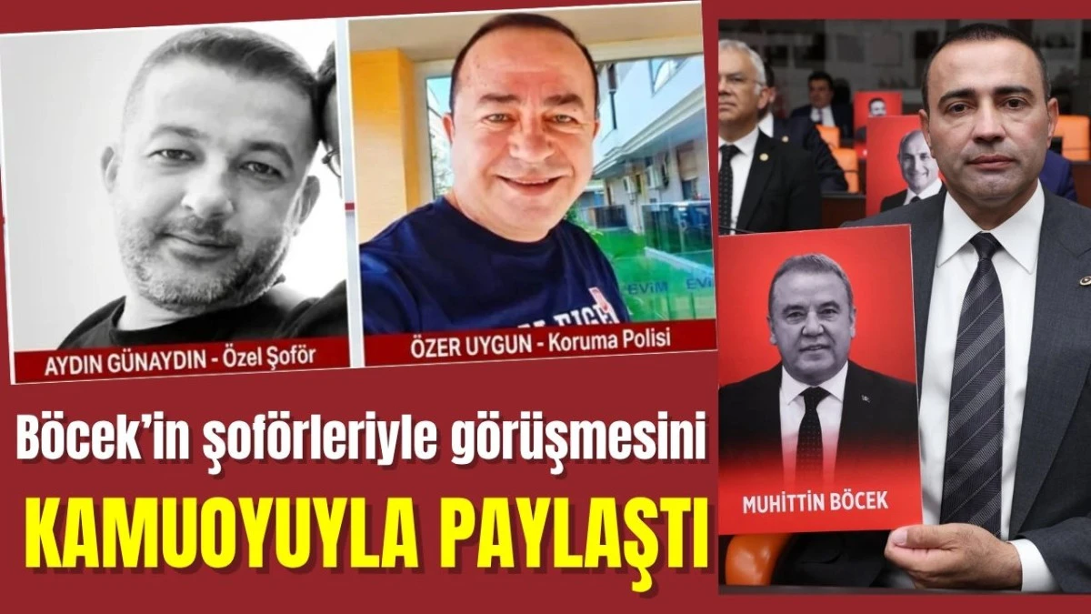 Muhittin B&ouml;cek'in şof&ouml;rleriyle g&ouml;r&uuml;şmesini kamuoyuyla paylaştı