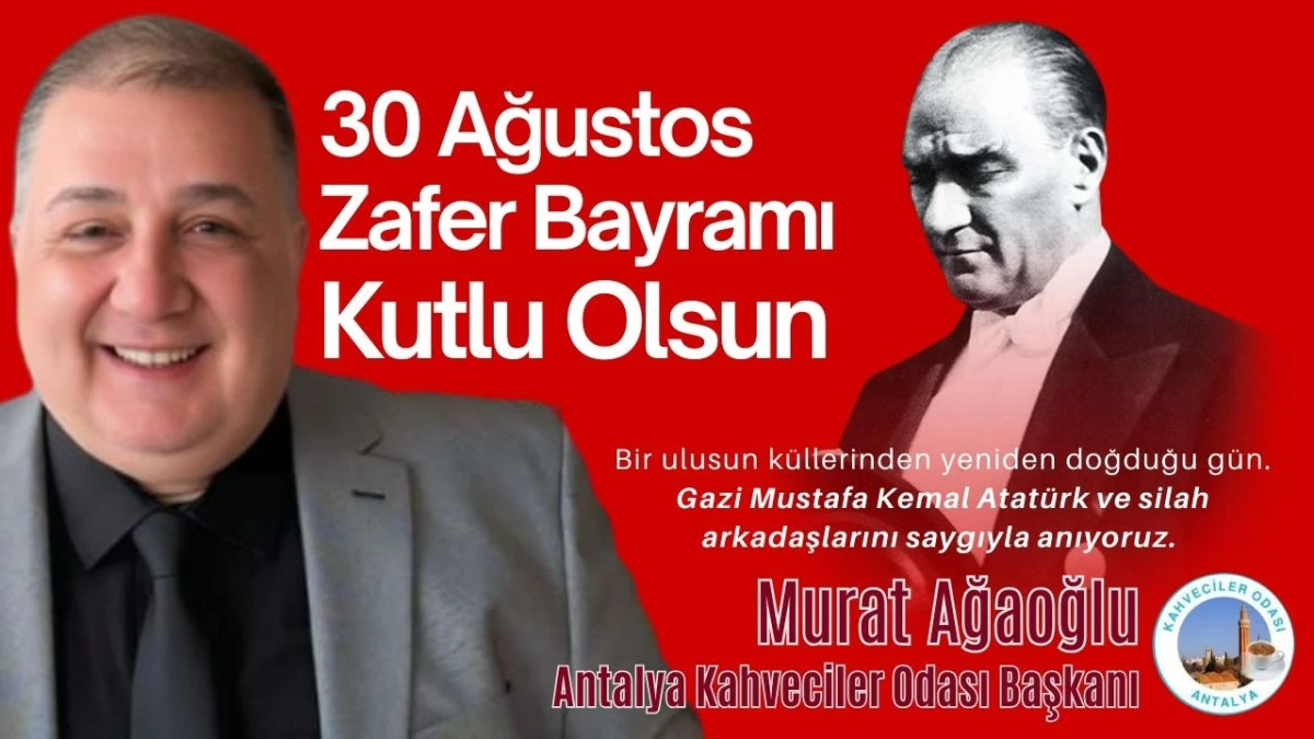 Murat Ağaoğlu Antalya Kahveciler Odası Başkanı 