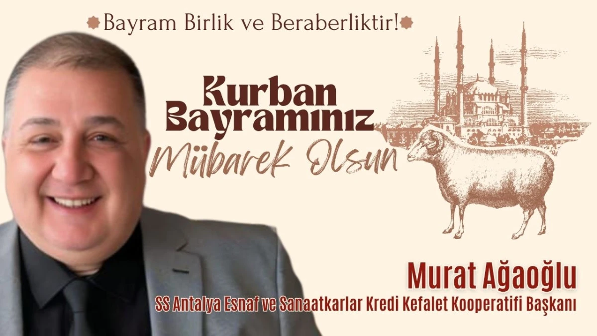 Murat Ağaoğlu Antalya Kahveciler Odası Başkanı 