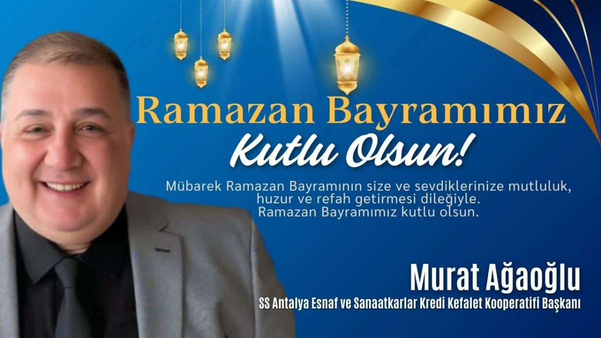 Murat Ağaoğlu- SS Antalya Esnaf ve Sanaatkarlar Kredi Kefalet Kooperatifi Başkanı