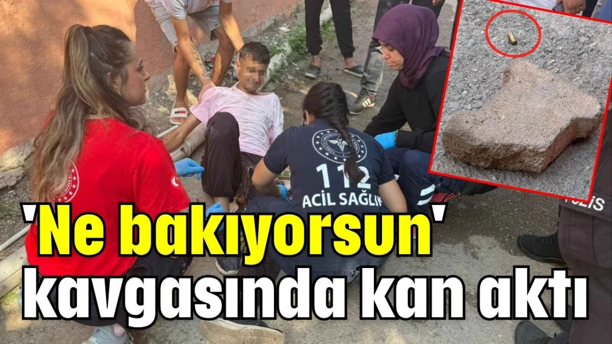 'Ne bakıyorsun' kavgasında kan aktı 