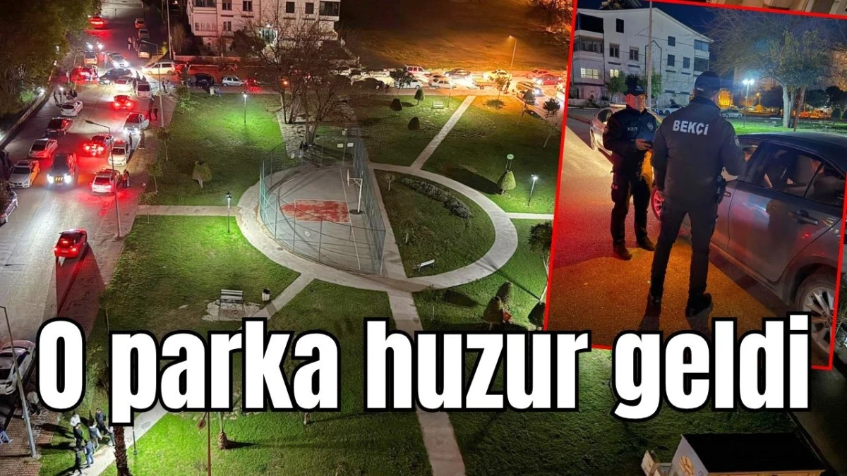 O parka huzur geldi