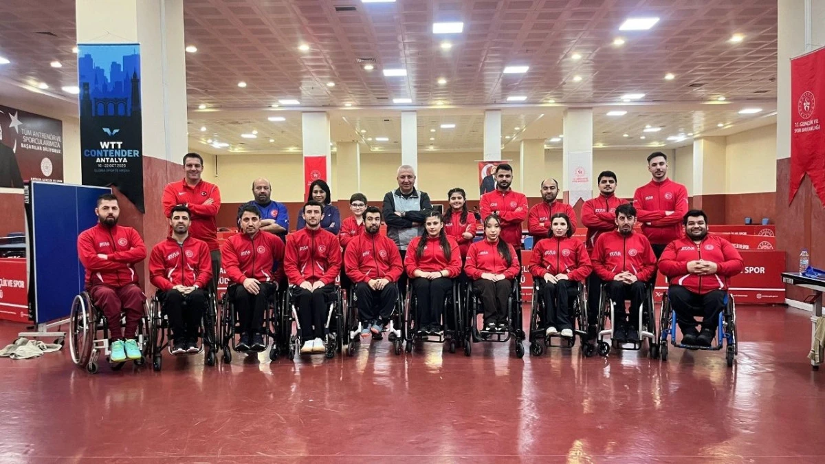 Paralimpik Masa Tenisi Milli Takımı Antalya&rsquo;da kampa girdi 